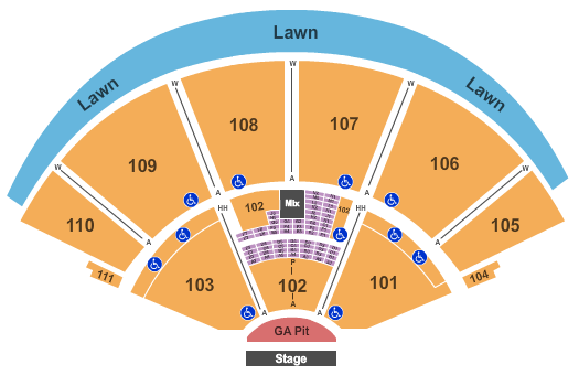Cynthia Woods Mitchell Pavilion Dave Matthews Band Seating Chart